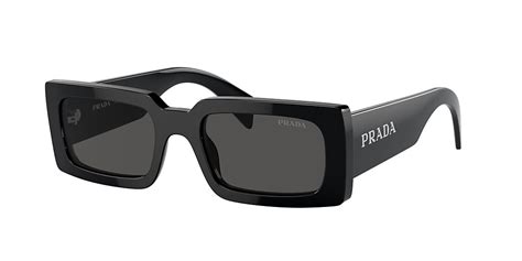 Prada PR A07S 52 Dark Grey & Black Sunglasses 